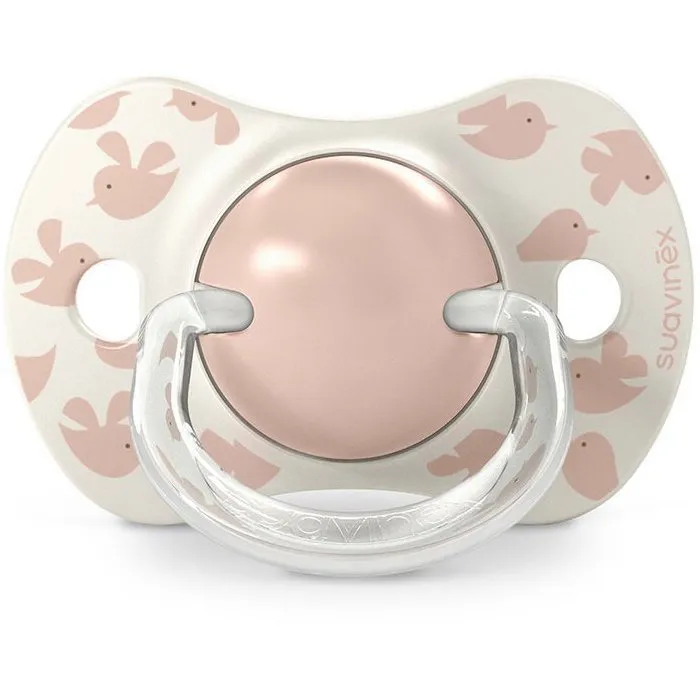 Suavinex - Trousse de soins pour bébé avec brosse, peigne, coupe-ongles, ciseaux, lime et brosse à dent silicone - 6 à 18 mois