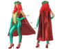Déguisement Héroïne de Comic Femme Verte Adulte XS-S