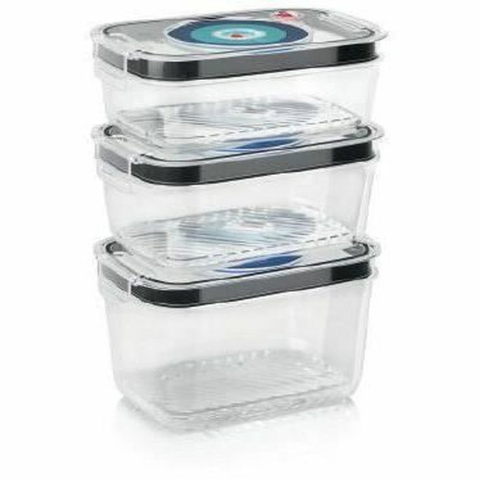 Bosch Lot de 3 Boîtes de Conservation sous Vide en Tritan (0,7L, 1,0L et 1,5L) Bosch Lot de 3 Boîtes de Conservation sous Vide en Tritan (0,7L, 1,0L et 1,5L)
