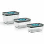 Bosch Lot de 3 Boîtes de Conservation sous Vide en Tritan (0,7L, 1,0L et 1,5L)