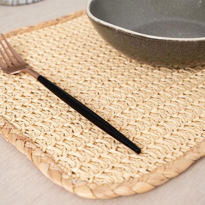 Vinthera Set de 12 Sets de Table Okapi 100% Fibre de Papier Bicolor Tacto Suave 30x45 cm