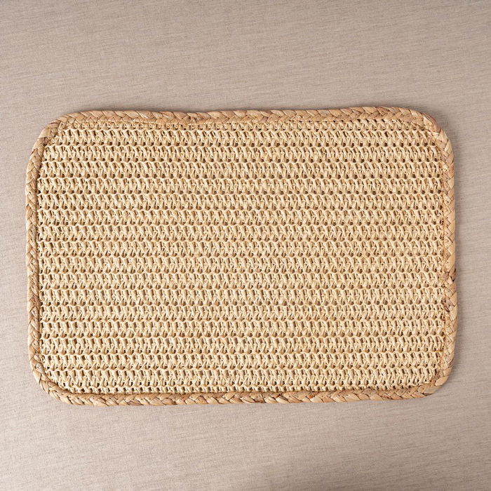 Vinthera Set de 12 Sets de Table Okapi 100% Fibre de Papier Bicolor Tacto Suave 30x45 cm