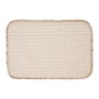 Vinthera Set de 12 Sets de Table Okapi 100% Fibre de Papier Bicolor Tacto Suave 30x45 cm