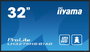 iiyama 32" Moniteur Professionnel FHD IPS 1920x1080, Écran Tactile avec Android 11, Panneau Haze 25%, 500 cd/m², Fonctionnement 24/7, HDMI, DisplayPort, USB