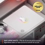SteelSeries QcK L Blanc