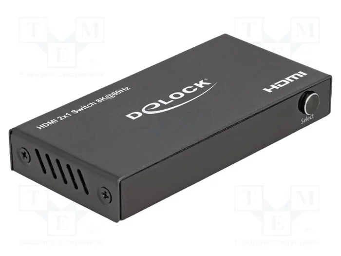 DELOCK Commutateur HDMI 2.1 Ultra High Speed Noir DELOCK Commutateur HDMI 2.1 Ultra High Speed Noir