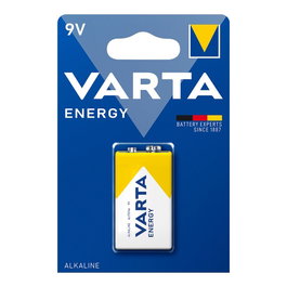 Varta Pile alcaline energy 6LR61 9V, 1 unité
