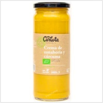 CARLOTA ORGANIC Crème de carotte et curcuma 450g CARLOTA ORGANIC Crème de carotte et curcuma 450g
