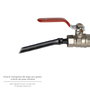 ABRISA Union Filetage Mâle 3/4'' vers Connexion 16 mm (Lot de 100 pièces)