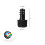 ABRISA Union Filetage Mâle 3/4'' vers Connexion 16 mm (Lot de 100 pièces)