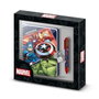 Karactermania Pack Journal Avengers et Stylo 6 Couleurs Bleu A5