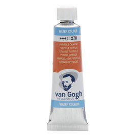 Van Gogh Aquarelle Anaranjado Pyrrole 278 en tube de 10 ml