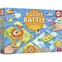 Educa Puzzle Battle Jr Animals - 16 Puzzles de 9 Pièces - Jeu Éducatif pour Enfants à Partir de 4 Ans