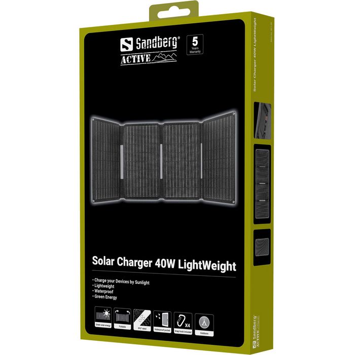 Sandberg Solar Charger 40W Lightweight