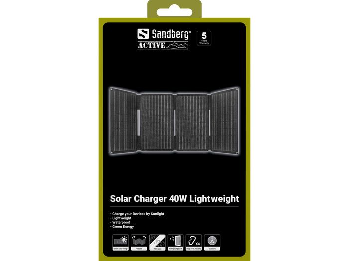Sandberg Solar Charger 40W Lightweight