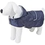 Kerbl Manteau pour chien Teddy, 41 cm, imperméable coupe-vent, doublure ouatinée et bande réfléchissante avec capuche amovible - Bleu