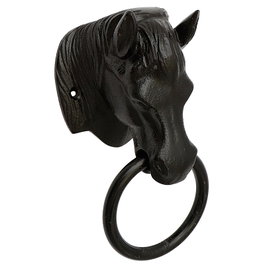 GALFARSORO Heurto de cheval avec anneau noir en fer forgé