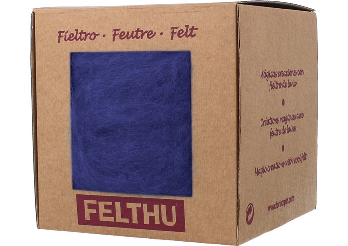 Felthu Feutre de laine bleu militaire (env. 100g) Felthu Feutre de laine bleu militaire (env. 100g)