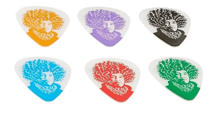 Dunlop Médiators Jimmy Hendrix Hammersveld - Boîte de 6 unités