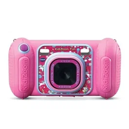 VTech Appareil Photo Numérique Kidizoom Fun Rose - Jouet Éducatif 9 en 1 pour Enfants à Partir de 5 Ans - Créativité et Imagination - Piles Fournies