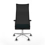 Piqueras y Crespo Chaise de Bureau Albacete Turquoise et Noir