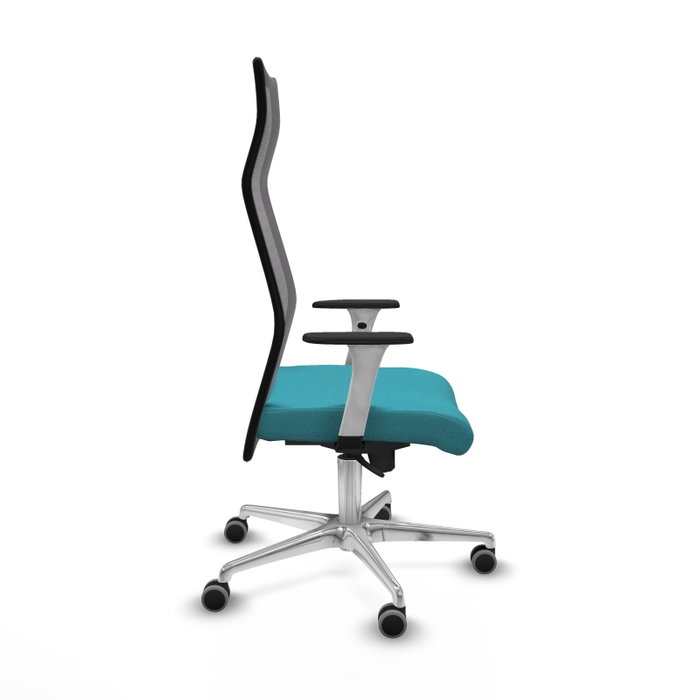 Piqueras y Crespo Chaise de Bureau Albacete Turquoise et Noir