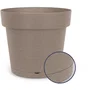 GARDEN ID Pot de fleurs avec réserve Glamour rond 50 cm 47 L 43 cm taupe