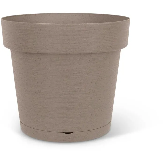 GARDEN ID Pot de fleurs avec réserve Glamour rond 50 cm 47 L 43 cm taupe GARDEN ID Pot de fleurs avec réserve Glamour rond 50 cm 47 L 43 cm taupe