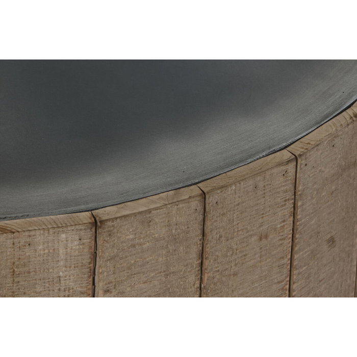 Table Basse Home ESPRIT Sapin Bois MDF 90 x 90 x 30 cm