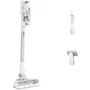 BISSELL Powerclean Aspirateur Balai sans Fil, 200 W, 40 min Autonomie, 0.4 L Réservoir, Filtre HEPA, Éclairage LED, Accessoires, Blanc/Argenté - Pour Animaux