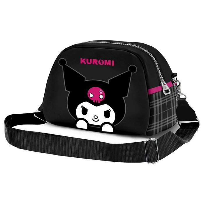 Karactermania Sac à Bandoulière Kuromi Noir 14 x 23 x 9 cm Karactermania Sac à Bandoulière Kuromi Noir 14 x 23 x 9 cm
