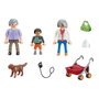 PLAYMOBIL - Figurines Grands-parents et Petit-Fils 70990 - Thème Jouet éducatif - Pour enfants dès 4 ans - Langues multiples
