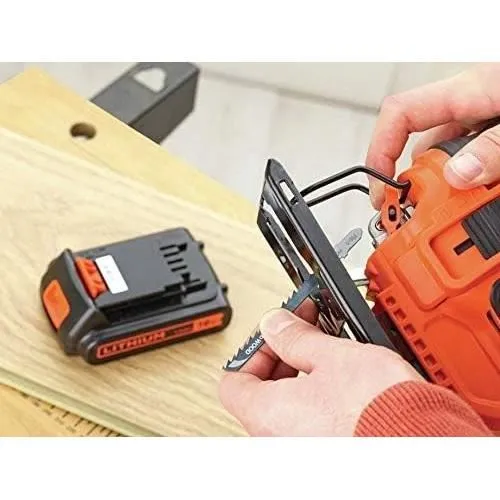 Black + Decker Scie Sauteuse Sans Fil 18V BDCJS18E1-QW