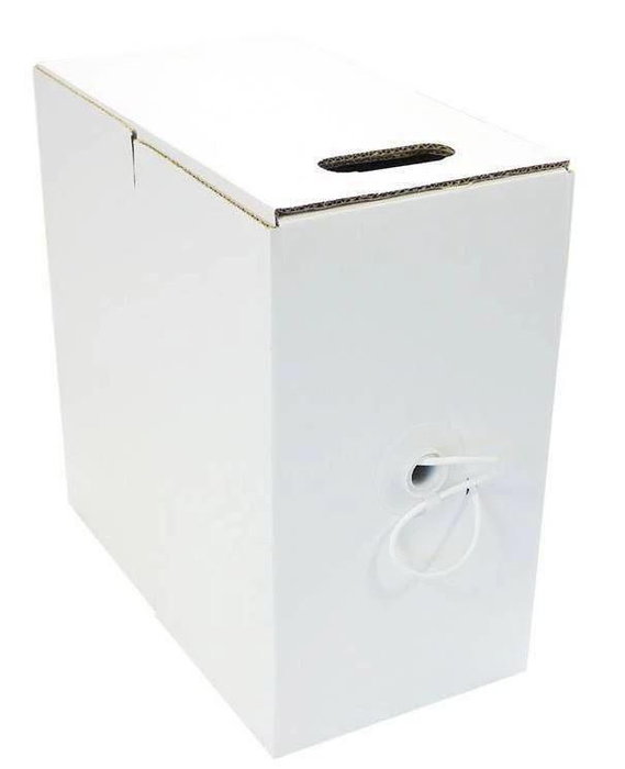 MicroConnect Câble Réseau Ethernet CAT5E UTP Solide 24AWG CCA, Gainé PVC, Bobine 305 mètres