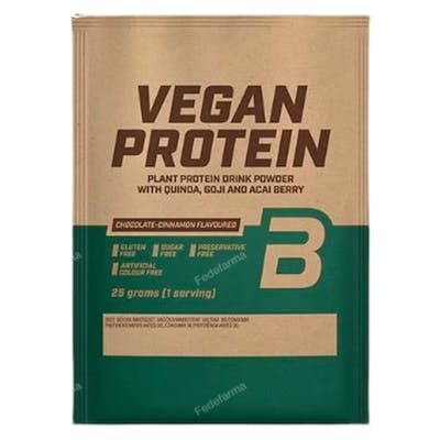 Biotechusa Vegan Protein Chocolat-Cannelle - 25G - Protéine végétale en poudre Biotechusa Vegan Protein Chocolat-Cannelle - 25G - Protéine végétale en poudre