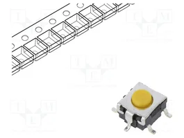 Aratas (Formerly Omron Components) Microcommutateur TACT B3S-1102P SPST-NO