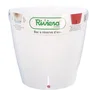 Riviera RIVIERA - Pot de fleurs rond Eva New en plastique avec réserve d'eau - Ø 46 x H 45 cm - 49 L - Blanc
