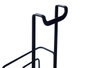 Kinvara Support de Casseroles et Poêles en Métal Noir 27x35x9cm (Set de 6)