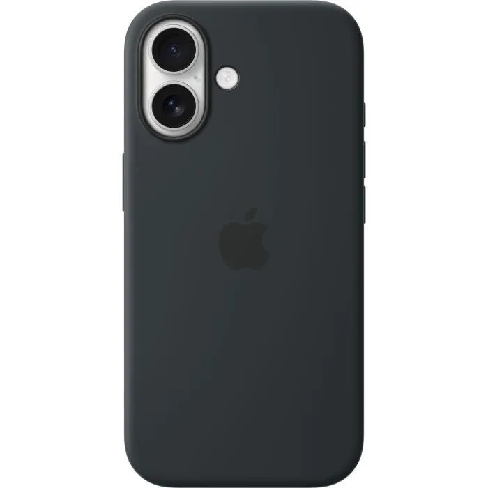 Apple iPhone 17 - Coque silicone avec MagSafe, Noir Apple iPhone 17 - Coque silicone avec MagSafe, Noir