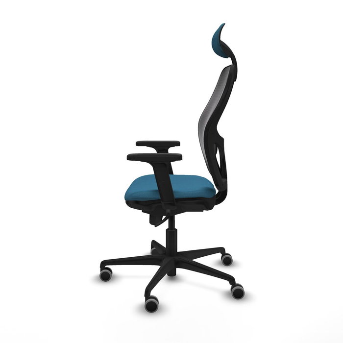 Piqueras y Crespo Chaise de Bureau avec Appui-tête Jorquera 2D036G1 Noir Vert pétrole Piqueras y Crespo Chaise de Bureau avec Appui-tête Jorquera 2D036G1 Noir Vert pétrole