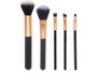 BERILO Set de 5 pinceaux de maquillage Noir-Bronze