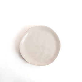Assiette à dessert Bidasoa Cosmos Blanc Céramique Ø 20 cm (12 Unités)