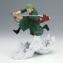 BANPRESTO - Figure Roronoa Zoro Senkozekkei One Piece - Figurine anime en couleur 15 cm - Collectible