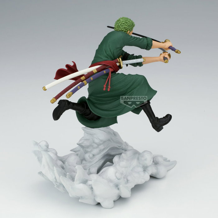 BANPRESTO - Figure Roronoa Zoro Senkozekkei One Piece - Figurine anime en couleur 15 cm - Collectible BANPRESTO - Figure Roronoa Zoro Senkozekkei One Piece - Figurine anime en couleur 15 cm - Collectible