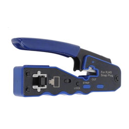 Phasak TD 020 Pince à sertir RJ45 Fastcrimp Professionnelle avec Dénude-câble