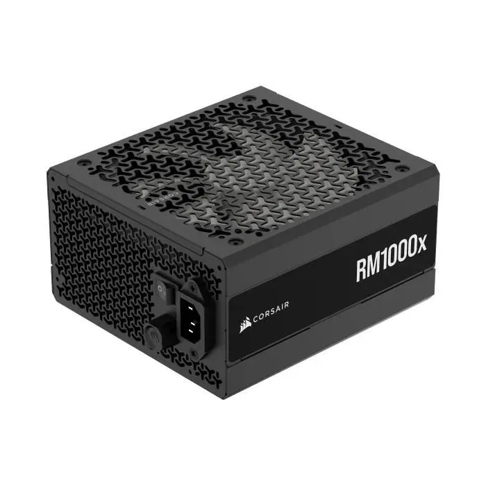 Corsair RMx Series RM1000x - Alimentation PC entièrement modulaire ATX 3.1 - 1000W 80 PLUS Gold - Ventilateur FDB 140 mm silencieux - Garantie 10 ans