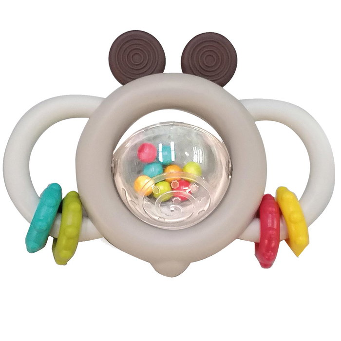 Tachan - Pack de 3 Sonajeros et Mordeurs - Jouets 2 en 1 pour Soulager les Gencives - Dès la Naissance Tachan - Pack de 3 Sonajeros et Mordeurs - Jouets 2 en 1 pour Soulager les Gencives - Dès la Naissance