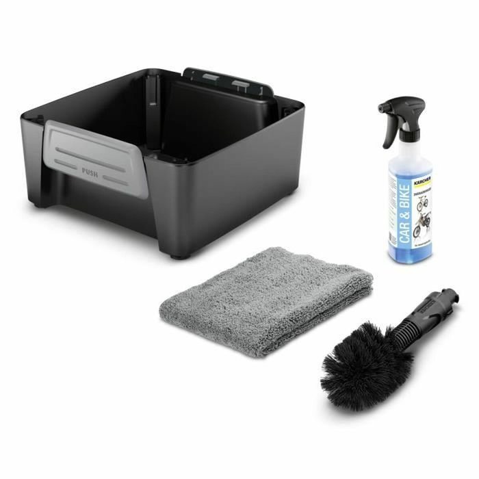 Karcher Kit vélo pour nettoyeur mobile OC3 avec brosse, chiffon et détergent Karcher Kit vélo pour nettoyeur mobile OC3 avec brosse, chiffon et détergent