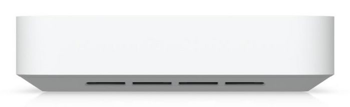 Ubiquiti Gateway 10G avec switch 4 ports 2.5 GbE, PoE+, ports WAN 10G SFP+ et RJ45, port LAN 10G SFP+, processeur quad-core, 2 GB, boîtier blanc Ubiquiti Gateway 10G avec switch 4 ports 2.5 GbE, PoE+, ports WAN 10G SFP+ et RJ45, port LAN 10G SFP+, processeur quad-core, 2 GB, boîtier blanc