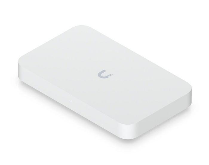 Ubiquiti Gateway 10G avec switch 4 ports 2.5 GbE, PoE+, ports WAN 10G SFP+ et RJ45, port LAN 10G SFP+, processeur quad-core, 2 GB, boîtier blanc Ubiquiti Gateway 10G avec switch 4 ports 2.5 GbE, PoE+, ports WAN 10G SFP+ et RJ45, port LAN 10G SFP+, processeur quad-core, 2 GB, boîtier blanc